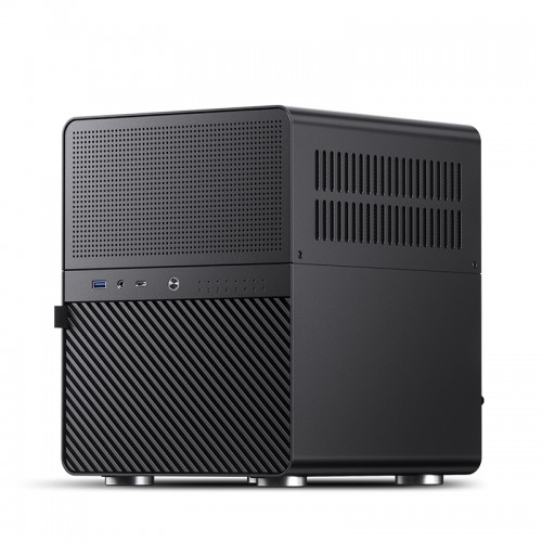 Корпус без блока питания/ Case JONSBO N3, Mini-Tower, no fans, 1xUSB-A 3.0 + 1xUSB-C 3.2, SFX PSU Support, mITX Black JONSBO
