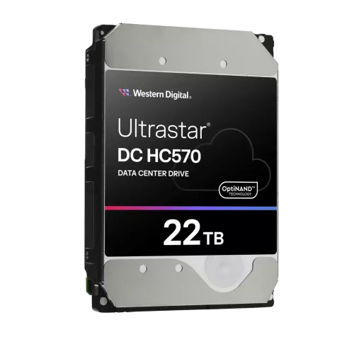 Жесткий диск/ HDD WD SATA Server 22Tb Ultrastar DC HC570 7200 6Gb/s 512MB 1 year warranty (replacement MG10AFA22TE, WUH722020CLE604, WUH722020BLE604, WUH722020BLE6L4)