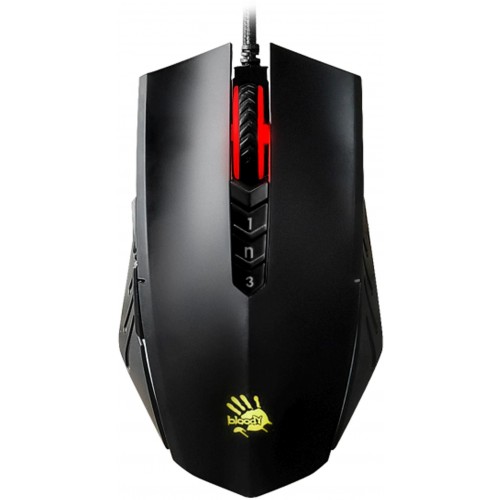 Мышь A4Tech Bloody A70 черный оптическая 6200dpi USB 8but (A70 MATTE BLACK)