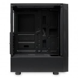 Корпус без блока питания/ Case HSPD M540, Mesh Mid Tower, Black, TG, 0.45 SPCC, no fans, ATX, mATX, mITX, 160/300/150mm, 2x2.5", 2x3.5", 7xPCI, 1xUSB-A 3.0, 2xUSB-A 2.0, 365x216x405mm