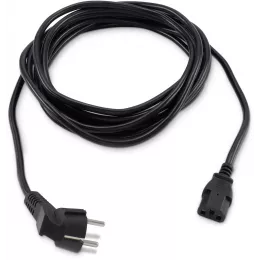 Кабель Buro BU-PCAB-5M-16A IEC C13 Евровилка угловой 5м