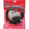 Кабель Buro BU-PCAB-5M-16A IEC C13 Евровилка угловой 5м