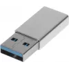 Адаптер Buro BU-USB3-Am-Cf ver3.0 USB A(m) USB Type-C (f) серебристый (пакет)