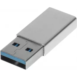 Адаптер Buro BU-USB3-Am-Cf ver3.0 USB A(m) USB Type-C (f) серебристый (пакет)