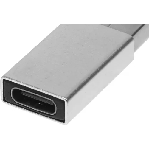 Адаптер Buro BU-USB3-Am-Cf ver3.0 USB A(m) USB Type-C (f) серебристый (пакет)