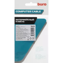 Адаптер Buro BU-USB3-Am-Cf ver3.0 USB A(m) USB Type-C (f) серебристый (пакет)