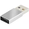 Адаптер Buro BU-USB3-Am-Cf ver3.0 USB A(m) USB Type-C (f) серебристый (пакет)