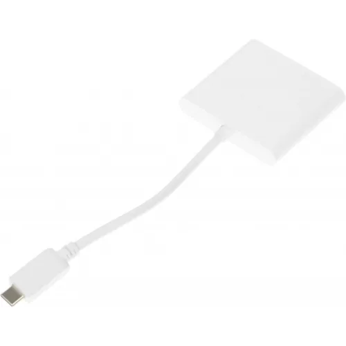 Переходник Buro USB Type-C (m) HDMI (f) USB 3.0 A(f) USB Type-C (f) (BHP RET TPC-HDM) белый