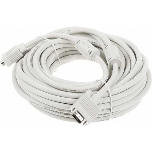 Кабель DB15 (m) DB15 (m) 15м (CABLE15) феррит.кольца серый