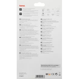 Адаптер Hama VGA (f) miniDisplayPort (m) 0.1м (00053247)