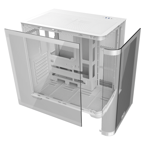 Корпус без блока питания/ Case Raijintek ATREUS BT7, Midi-Tower, TG, 7x120mm ARGB, 2xUSB-A 3.0 + 1xUSB Type-C , E-ATX, ATX, mATX, mITX White RAIJINTEK CO LTD