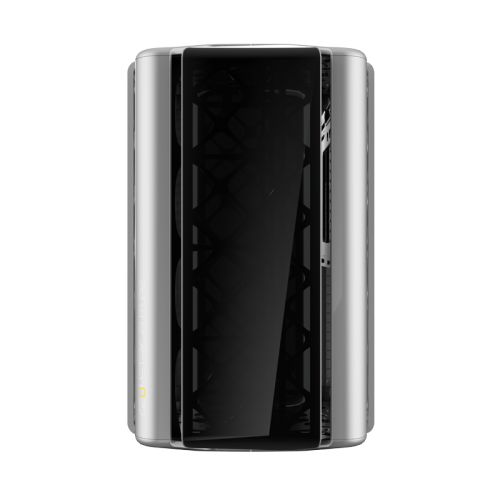 Корпус ПК без блока питания/ Case Geometric Future Model 2 The Ark, Mini-Tower, TG, no fans, 3xUSB-A 3.0, 1xUSB 3.2 Type-C, mATX, mITX Gray Geometric Future