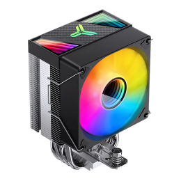 Кулер для процессора/ CPU Cooler JONSBO CR-1400 V2 ARGB (180W, 4-pin PWM, 133mm, Al/Cu, 4x6mm, ARGB, 1x92mm, 38.2CFM, 33.8dBA, 2200RPM, S: 1700/1200/115X, AM4/AM5 Black)