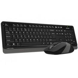 Клавиатура + мышь A4Tech Fstyler FG1010 клав:черный/серый мышь:черный/серый USB беспроводная Multimedia (FG1010 GREY)