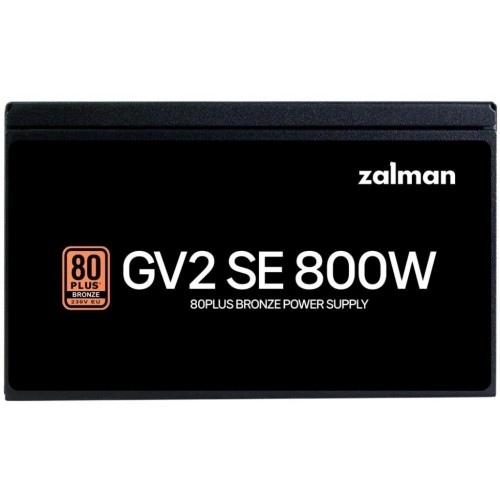 Блок питания ZALMAN ATX 800W 80+Bronze с APFC и 12 см вентилятором - Модель GV2 SE 800W ZM800-GV2SE