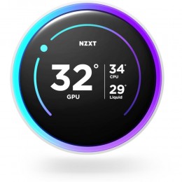 Система жидкостного охлаждения для ПК/ Water Cooling System NZXT Kraken Elite 360 RGB (270W, 360mm, LED temp., White, RGB/ Fans: 1xF360 RGB Core Fan, 75.12CFM, 30dBA, 2400RPM/ Pump height 65mm, 2800RPM, Rad thickness 27mm/ S: 1851, 1700, 1200, 115X, AM5, 