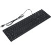 Клавиатура Оклик 550ML черная USB Slim с мультимедиа и LED подсветкой - 1.5м кабель (1061617)