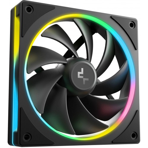 Вентилятор Deepcool FL12 SE ARGB 120мм черный - тихий 4-pin, 28.67дБ (R-FL12SE-BKAPN1-G)