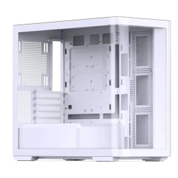 Корпус без блока питания/ Case JONSBO D300, Mini-Tower, TG, no fan, 2xUSB-A 3.2 + 1xUSB-C 3.2, mATX, mITX White