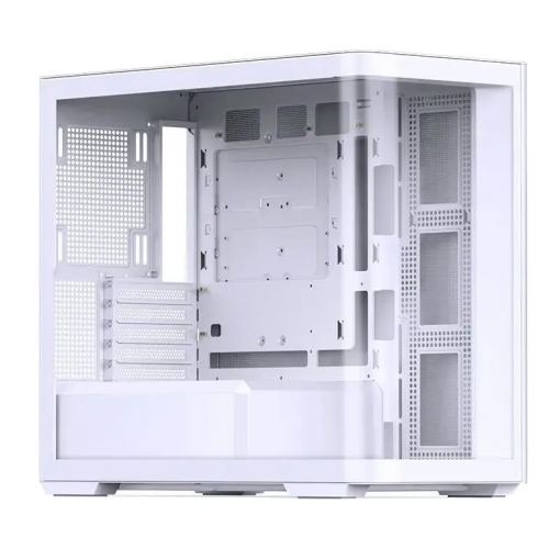 Корпус JONSBO D300 Mini-Tower без блока питания – стильный белый кейс для mATX и mITX с USB-A 3.2 и USB-C 3.2