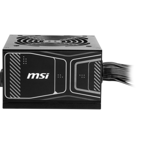 Блок питания ПК/ Power Supply MSI MAG A750GN PCIE5, 750W 80+ Gold (ATX, 3.1, PCIe 5.1, Non-modular, 1x24(20+4)pin, 2xCPU 8(4+4)pin, 2xPCIe*2 8(6+2)pin, 1x12VHPWR (450W), 4xSATA3, 2xMOLEX4pin, Active, 120x120mm, 140x150x86mm, APFC, black) MSI