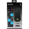 Defender Проводная игровая мышь Arga GM-049 черн,радуж,6кн,3600dpi,+ковер Defender