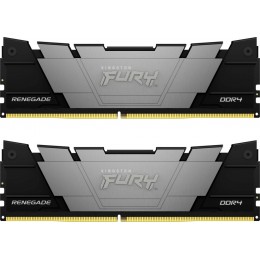 Память оперативная/ Kingston 32GB 3200MT/s DDR4 CL16 DIMM (Kit of 2) 1Gx8 FURY Renegade Black
