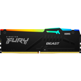 Память оперативная/ Kingston 8GB 5600MT/s DDR5 CL40 DIMM FURY Beast RGB XMP