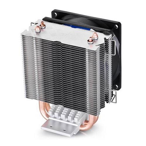 Кулер Deepcool Ice Edge Mini FS V2.0 Soc-AM5/AM4/1200/1700/1851 черный/синий 3-pin 25dB Al+Cu 100W 276gr Ret (DP-MCH2-IEMV2) [DP-MCH2-IEMV2]