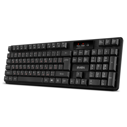 Беспроводная клавиатура SVEN KB-C2300W (2,4 GHz, 104кл.) Sven