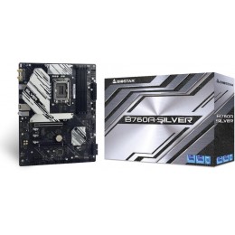 Материнская плата Biostar B760A-Silver Soc-1700 Intel B760 4xDDR5 ATX AC`97 8ch(7.1) 2.5Gg RAID+VGA+HDMI+DP [B760A-SILVER]