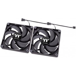 Вентилятор для корпуса Thermaltake CT120 120х120x25 черный 4-pin 25.8дБ (упак.:2шт) (CL-F147-PL12BL-A) Ret [CL-F147-PL12BL-A]