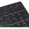 Клавиатура Оклик 550ML черная USB Slim с мультимедиа и LED подсветкой - 1.5м кабель (1061617)