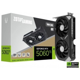 Видеокарта Zotac PCI-E 5.0 RTX 5060TI 8GB TWIN EDGE OC NVIDIA GeForce RTX 5060TI 8Gb 128bit GDDR7 2602/28000 HDMIx1 DPx3 HDCP Ret