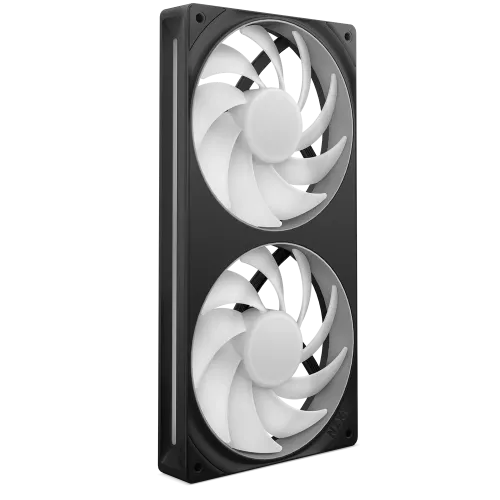 Кулер для корпуса ПК/ Case Cooler NZXT F240 RGB Core (120x120x25mm, 4-pin PWM, RGB, 75.12CFM, 30dBA, 2400RPM, Black, Single-Frame RGB Fan Unit) NZXT
