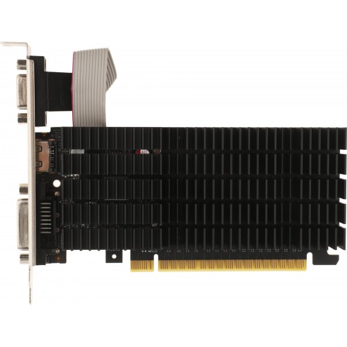 Видеокарта Afox PCI-E AF710-1024D3L5 с NVIDIA GeForce GT 710, 1ГБ GDDR3, DVI, HDMI и CRT - идеальное решение для бюджетных ПК