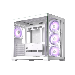 Корпус без блока питания/ Case PCCooler C3T700 ARGB WH, Midi-Tower, TG, 4x120mm ARGB, 1xUSB-A 3.0 + 1xUSB-A 2.0 + 1xUSB-C, ATX, mATX, mITX White