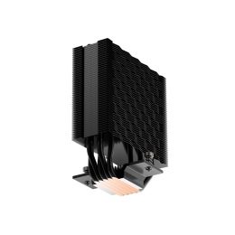 Кулер для процессора/ CPU Cooler PCCooler RT500 Digital ARGB BK (240W, 4-pin PWM, LED temp., 152mm, Al/Cu, 5x6mm, ARGB, 1x120mm, 73.32CFM, 34.9dBA, 2200RPM, S: 1851/1700/1200/115X, AM5/AM4, black)