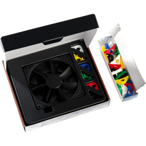 Кулер для корпуса/ Case Cooler Noctua NF-S12A PWM chromax.black.swap (120x120x25mm, 4-pin PWM, 63.27CFM, 17.8dBA, 1200RPM, Black)