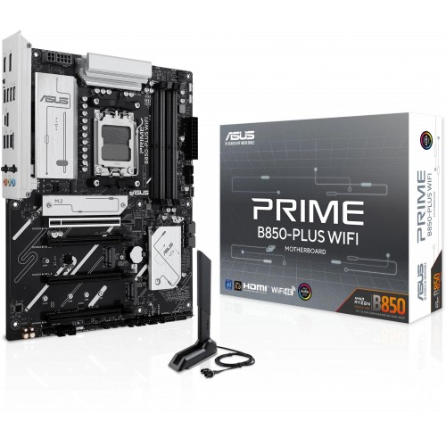 Купить материнскую плату Asus PRIME B850-PLUS WIFI Socket AM5 с поддержкой DDR5 и 2.5G LAN