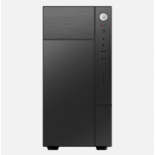 Корпус с блоком питания 450Вт./ Case Forza mATX case, black, w/PSU 450W 12cm, w/2xUSB3.0, w/pwr cord, w/o FAN Foxline