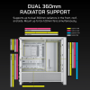 Корпус Corsair Frame 4000D White без блока питания - Midi-Tower с TG, USB 3.2 и поддержкой E-ATX, ATX, mATX, mITX