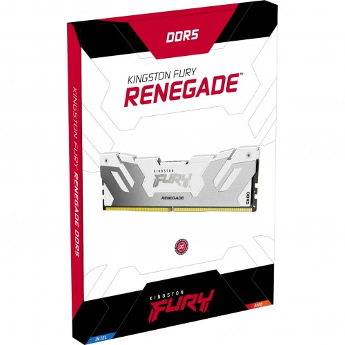 Память оперативная/ Kingston 32GB 6400MT/s DDR5 CL32 DIMM FURY Renegade White XMP Kingston