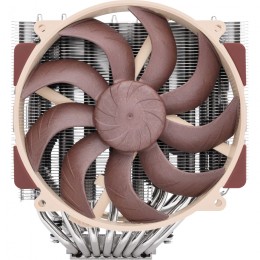 Кулер для процессора/ CPU Cooler Noctua NH-D15 G2 (228W, 4-pin PWM, 168mm, Al/Cu, 8x6mm, 2x140mm, 91.5CFM, 24.8dBA, 1500RPM, S: 1851/1700/1200/115X, AM5/AM4, Beige/Brown)