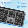 Клавиатура Оклик K859W USB Беспроводная Slim Multimedia - Серый/Черный цвет, Идеальный Выбор для Удобства работы