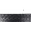 Клавиатура Оклик 550ML черная USB Slim с мультимедиа и LED подсветкой - 1.5м кабель (1061617)
