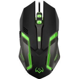Игровая мышь SVEN RX-G740 USB (5+1кл. бесш. кл. 800-2400DPI, SoftTouch, подсветка)