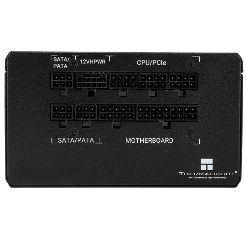 Блок питания 850W/ Power Supply Thermalright, 850W 80+ Bronze (ATX, 3.0, PCIe 5.0, Full modular, 1x24(20+4)pin, 2xCPU 8(4+4)pin, 4xPCIe*2 8(6+2)pin, 3xSATA3, 1x12+4pin (12VHPWR PCIe 5.0 12+4pin 600mm), 3xMOLEX4pin, Active, 120x120mm, 150x140x86mm, APFC, b