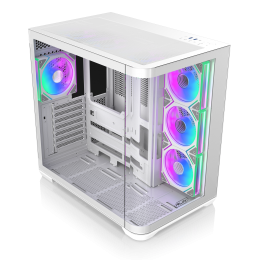 Корпус без блока питания/ Case Raijintek ATREUS BT7, Midi-Tower, TG, 7x120mm ARGB, 2xUSB-A 3.0 + 1xUSB Type-C , E-ATX, ATX, mATX, mITX White