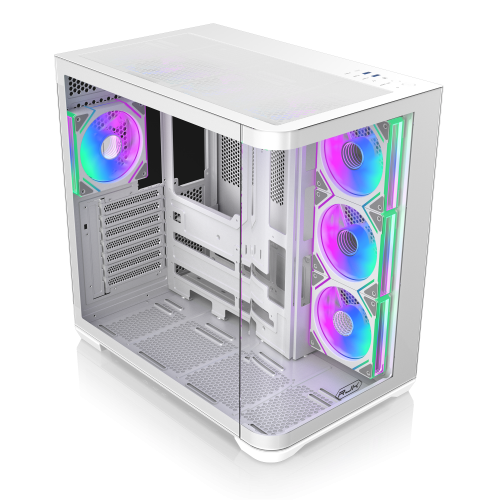 Корпус без блока питания/ Case Raijintek ATREUS BT7, Midi-Tower, TG, 7x120mm ARGB, 2xUSB-A 3.0 + 1xUSB Type-C , E-ATX, ATX, mATX, mITX White RAIJINTEK CO LTD